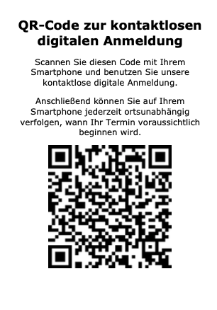 QR-Code Aushang